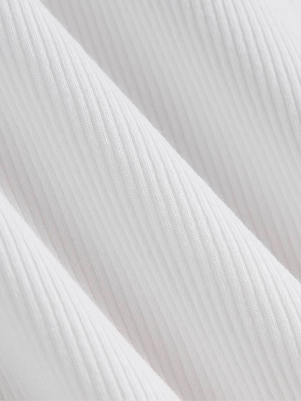 Everlane The Luxe Rib Funnel-Neck Tank White Size XXS NWOT - Picture 6 of 14